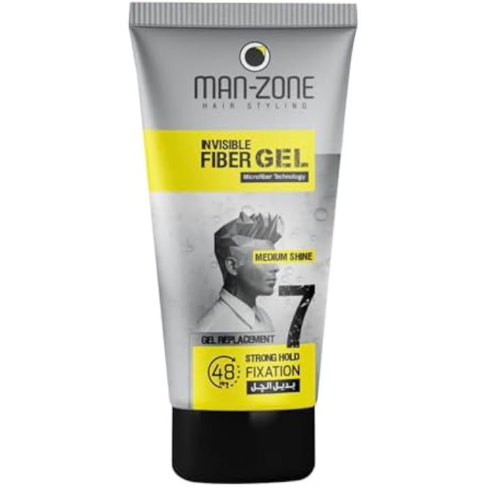 Man-Zone Strong Hold Invisible Fiber Gel 175 ml